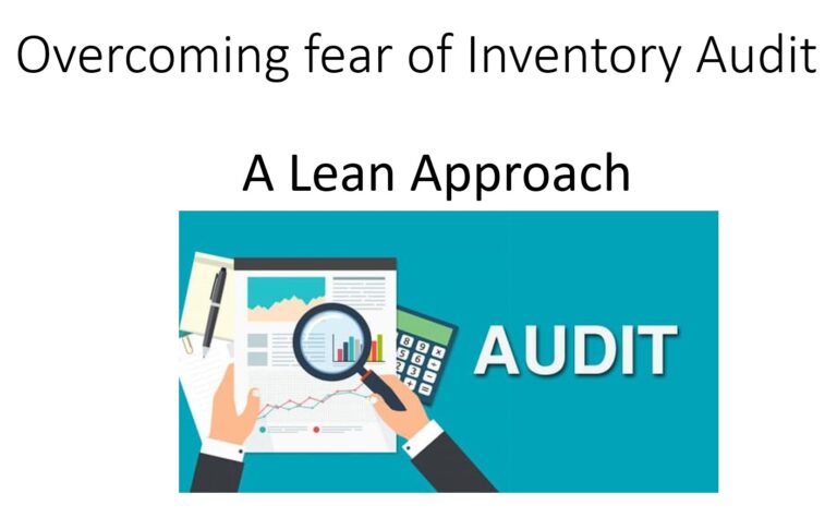 Read more about the article Article on “How to overcome the fear of Inventory Audit”