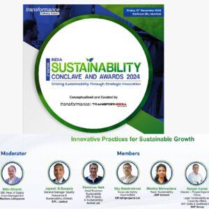 Sustainability Conclave – Panel Discussion “Innovative practices for Sustainable Growth”