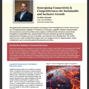 My article “Synergizing Connectivity & Competitiveness for Sustainable and Inclusive Growth” published in MEDC’s Monthly Economic Digest – Sept 2025.