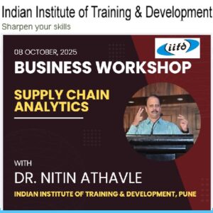 🔹 Conducted One-Day Workshop on “Supply Chain Analytics” 🔹