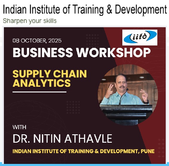 Read more about the article 🔹 Conducted One-Day Workshop on “Supply Chain Analytics” 🔹