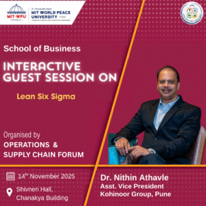 Honoured to be a speaker @ MIT WPU Pune