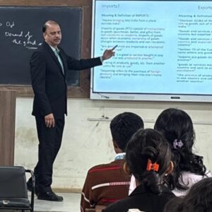 Honoured to deliver a lecture on “Unlocking Global Trade”