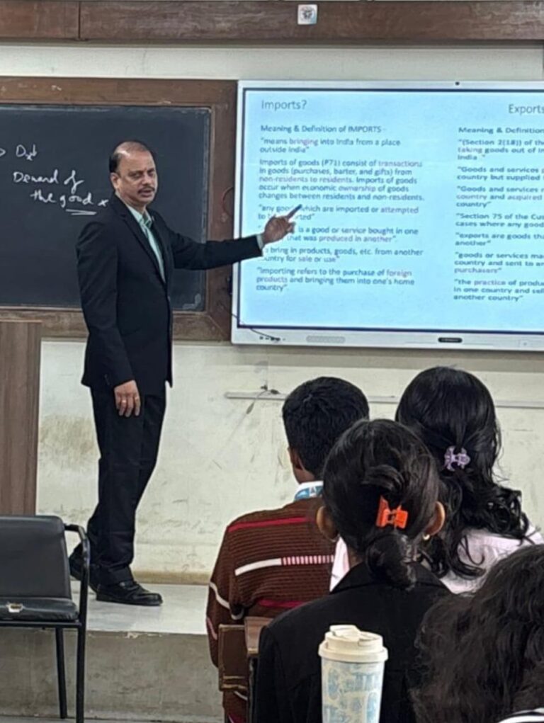 Read more about the article Honoured to deliver a lecture on “Unlocking Global Trade”