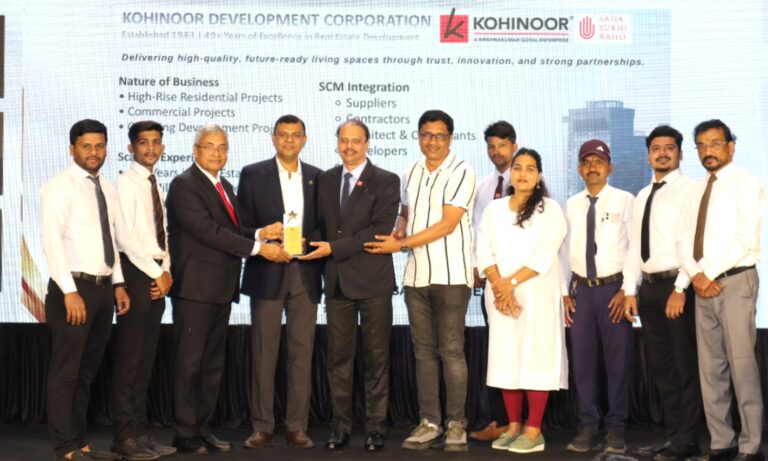 Read more about the article “ Best Supply Chain Practices in Real Estate – Large Scale” Award