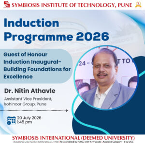 Chief Guest @ Symbiosis International University on 20th July 2026.